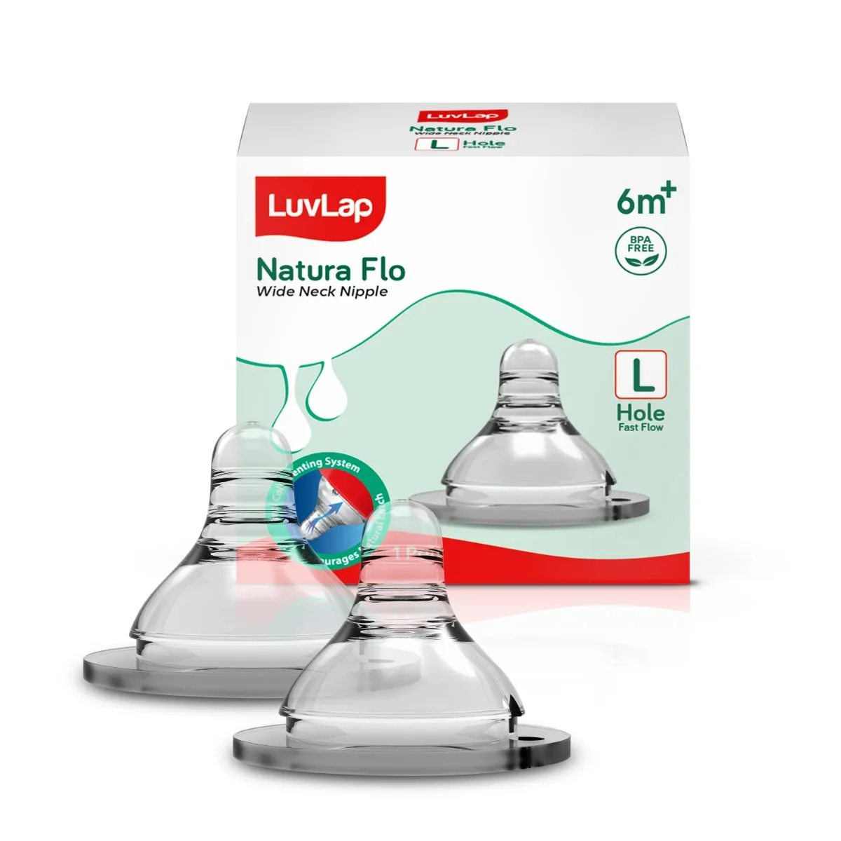 18925 ll n flo w neck nipple large flow l e comm 1